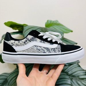 🖤NEW🩶 Vans Ward Deluxe Snake Grey/White Sneakers